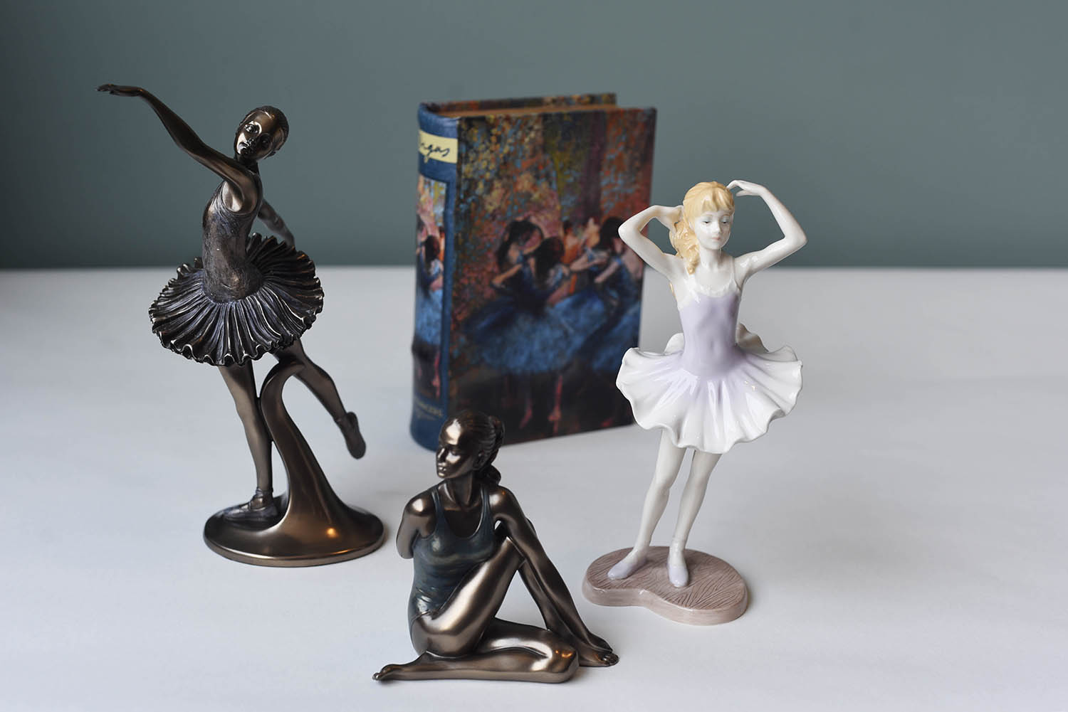 Dance figurines and a faux book for sale at the Gift Centre at Proctors. Photo taken Monday, July 2, 2018.