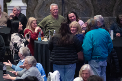 The Ovation Subscriber Lounge opens to Proctors subscribers prior to a performance of "MJ: The Musical" in Key Hall of Proctors on Wednesday, December 4, 2024. Ovation is a new space for subscribers to enjoy prior to and during the intermission of shows in the 2024-2024 KeyBank Subscription Series. Ovation features a full cash bar, a menu of small bites and space exclusively for subscribers to relax. Photo by Kevin Montano for Proctors Collaborative.